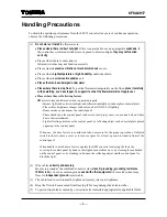 Preview for 6 page of Toshiba L5232 Instruction Manual