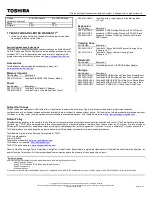 Preview for 2 page of Toshiba L645D-S4050 Specifications