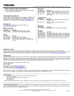 Preview for 2 page of Toshiba L645D-S4056 Specifications