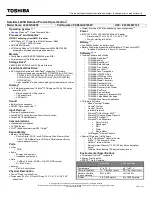 Preview for 1 page of Toshiba L645D-S4058 Specifications