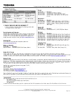 Preview for 2 page of Toshiba L650-ST2G01 Specifications