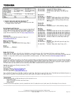 Preview for 2 page of Toshiba L650-ST2NX1 Specifications