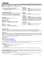 Preview for 2 page of Toshiba L655-S5100 Specifications