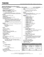 Preview for 1 page of Toshiba L655D-S5066 Specifications