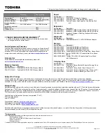 Preview for 2 page of Toshiba L655D-S5159 Specifications