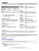 Preview for 2 page of Toshiba L655D-S5164 Specifications