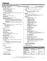 Toshiba L675-S7018 Specifications preview