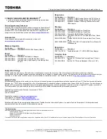 Preview for 2 page of Toshiba L675-S7109 Specifications