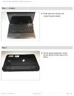 Preview for 3 page of Toshiba L675D-S7016 Replacement Manual