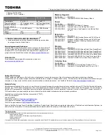 Preview for 2 page of Toshiba L675D-S7047 Specifications