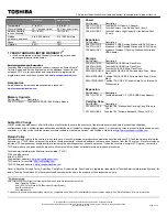 Preview for 2 page of Toshiba L675D-S7102 Specifications