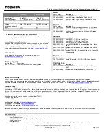 Preview for 2 page of Toshiba L675D-S7107 Specifications