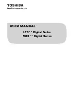 Preview for 1 page of Toshiba L73 Digital Series User Manual