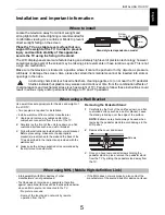 Preview for 5 page of Toshiba L73 Digital Series User Manual