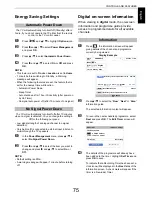 Preview for 75 page of Toshiba L73 Digital Series User Manual