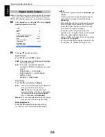 Preview for 84 page of Toshiba L73 Digital Series User Manual