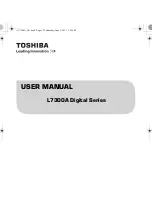 Preview for 1 page of Toshiba L7300A Digital Series User Manual