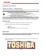 Toshiba L9400U Series Quick Start Manual preview