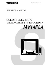 Preview for 1 page of Toshiba LC-MV14FL4 Service Manual