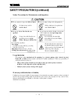 Preview for 6 page of Toshiba LF414 Instruction Manual