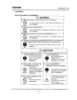 Preview for 15 page of Toshiba LF434 Instruction Manual