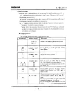 Preview for 46 page of Toshiba LF434 Instruction Manual