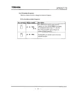 Preview for 52 page of Toshiba LF434 Instruction Manual