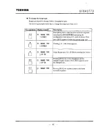 Preview for 63 page of Toshiba LF434 Instruction Manual