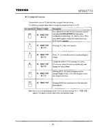 Preview for 65 page of Toshiba LF434 Instruction Manual