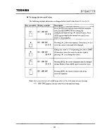 Preview for 69 page of Toshiba LF434 Instruction Manual