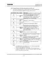 Preview for 80 page of Toshiba LF434 Instruction Manual