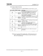 Preview for 81 page of Toshiba LF434 Instruction Manual