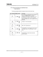 Preview for 83 page of Toshiba LF434 Instruction Manual