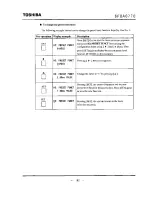 Preview for 103 page of Toshiba LF434 Instruction Manual