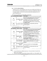 Preview for 106 page of Toshiba LF434 Instruction Manual