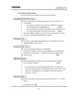 Preview for 111 page of Toshiba LF434 Instruction Manual