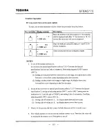 Preview for 114 page of Toshiba LF434 Instruction Manual