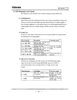 Preview for 134 page of Toshiba LF434 Instruction Manual