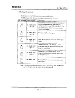 Preview for 63 page of Toshiba LF494 Instruction Manual