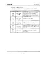 Preview for 71 page of Toshiba LF494 Instruction Manual