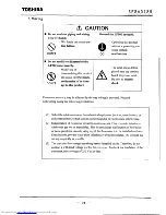 Preview for 25 page of Toshiba LF502 Instruction Manual