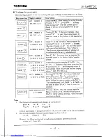 Preview for 48 page of Toshiba LF502 Instruction Manual