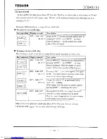 Preview for 53 page of Toshiba LF502 Instruction Manual