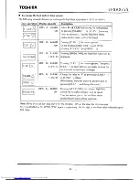 Preview for 55 page of Toshiba LF502 Instruction Manual