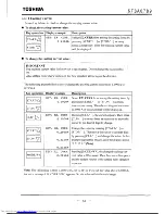 Preview for 60 page of Toshiba LF502 Instruction Manual