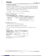 Preview for 65 page of Toshiba LF502 Instruction Manual