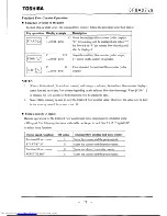 Preview for 73 page of Toshiba LF502 Instruction Manual