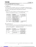 Preview for 90 page of Toshiba LF502 Instruction Manual