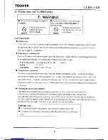 Preview for 94 page of Toshiba LF502 Instruction Manual