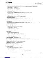 Preview for 103 page of Toshiba LF502 Instruction Manual